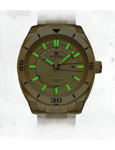 Reloj Naviforce Casual Nf9210 Crono Hombre Acero+ Estuche