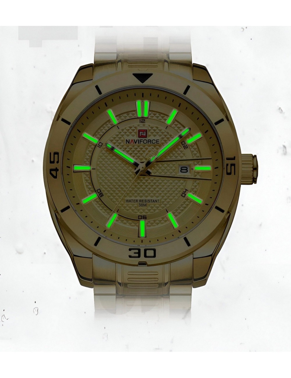 Reloj Naviforce Casual Nf9210 Crono Hombre Acero+ Estuche