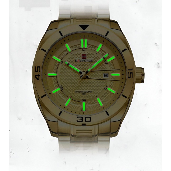 Reloj Naviforce Casual Nf9210 Crono Hombre Acero+ Estuche