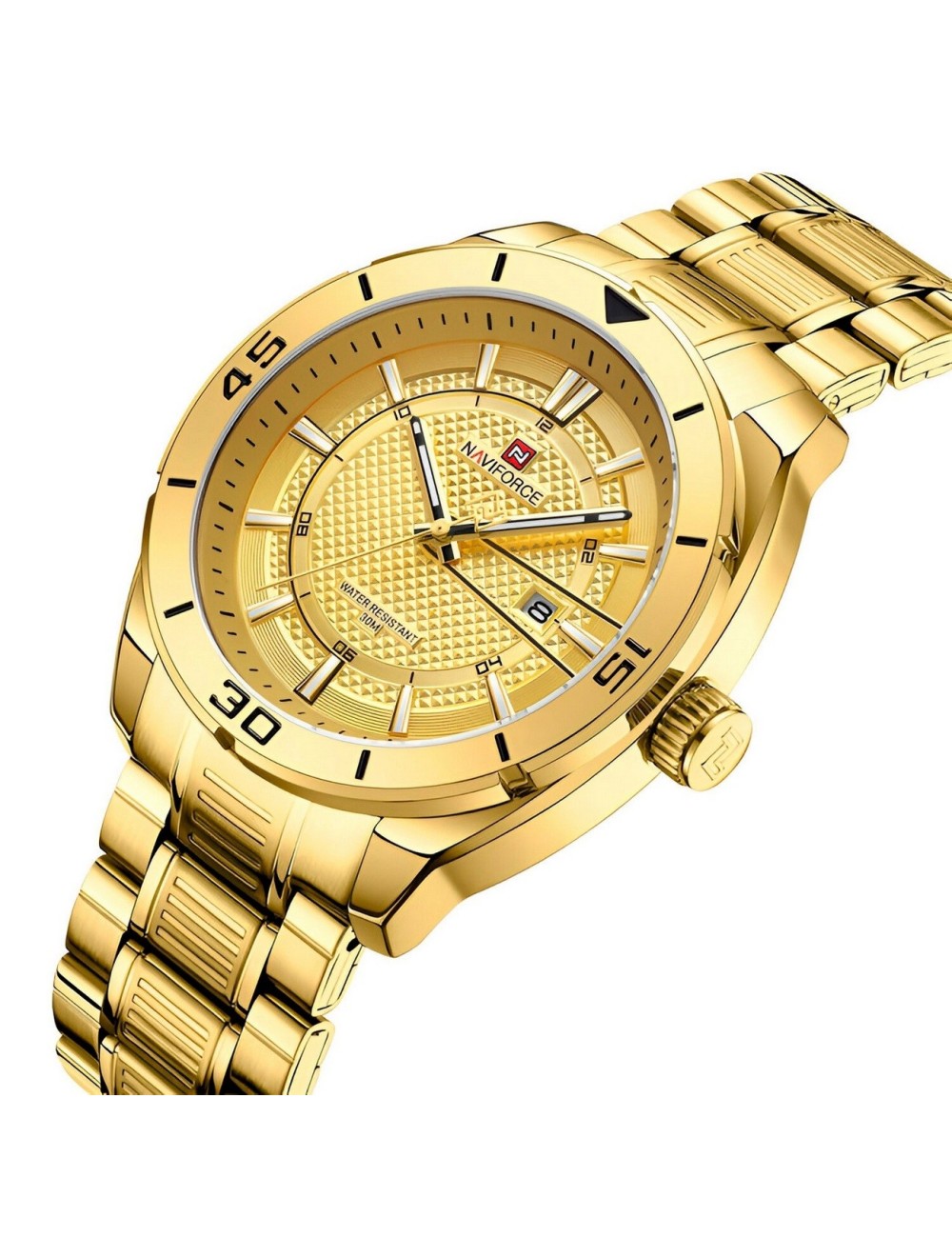 Reloj Naviforce Casual Nf9210 Crono Hombre Acero+ Estuche