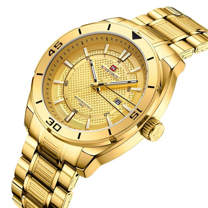 Reloj Naviforce Casual Nf9210 Crono Hombre Acero+ Estuche
