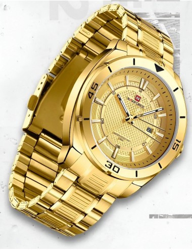 Reloj Naviforce Casual Nf9210 Crono Hombre Acero+ Estuche