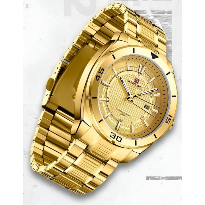 Reloj Naviforce Casual Nf9210 Crono Hombre Acero+ Estuche