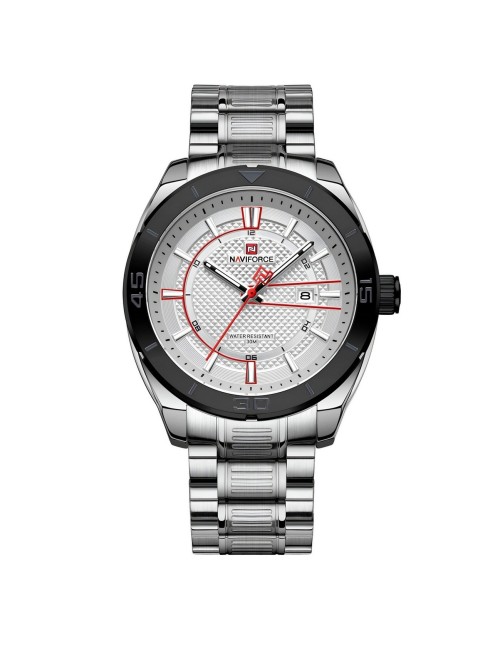 Reloj Naviforce Casual Nf9210 Crono Hombre Acero+ Estuche