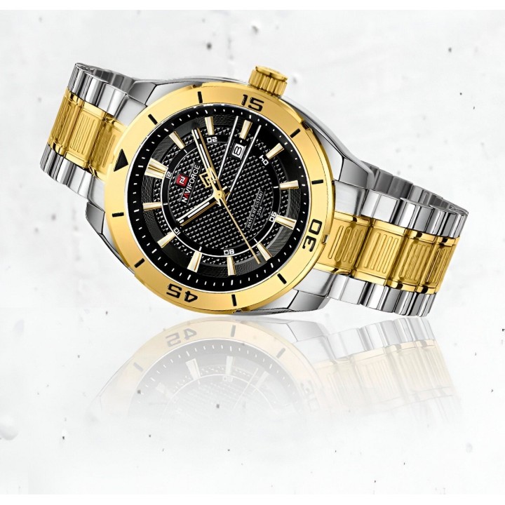 Reloj Naviforce Casual Nf9210 Crono Hombre Acero+ Estuche