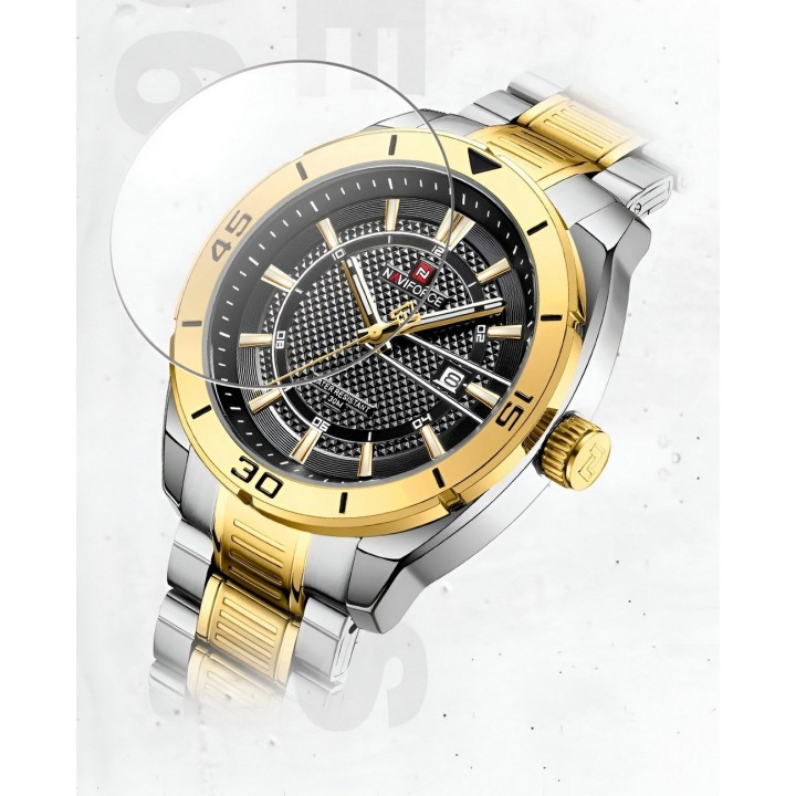 Reloj Naviforce Casual Nf9210 Crono Hombre Acero+ Estuche