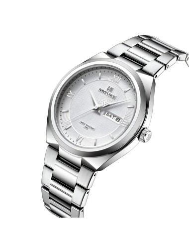 Reloj Naviforce Casual Nf8030 Crono Hombre Acero+ Estuche