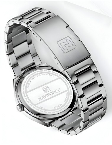 Reloj Naviforce Casual Nf8030 Crono Hombre Acero+ Estuche