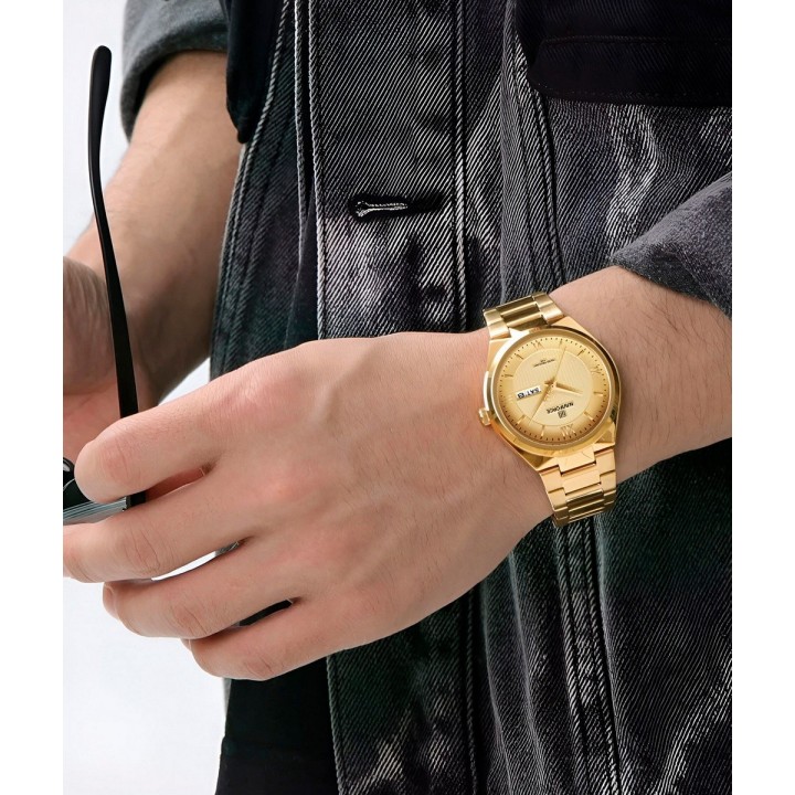 Reloj Naviforce Casual Nf8030 Crono Hombre Acero+ Estuche