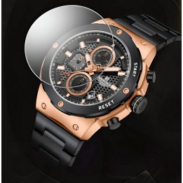 Reloj Naviforce Casual Nf8072 Crono Hombre Acero+ Estuche