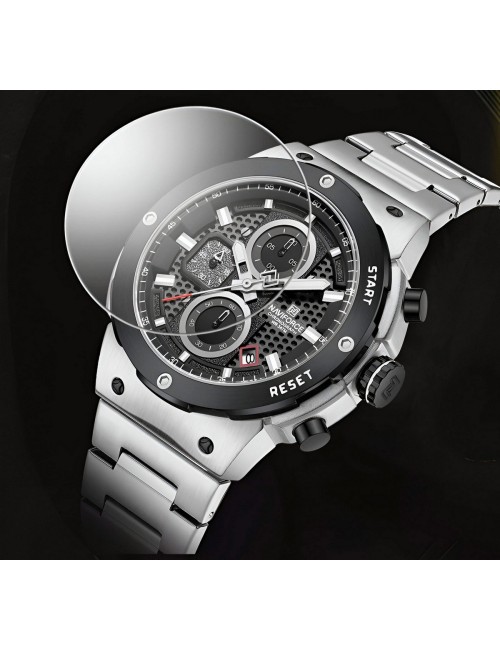 Reloj Naviforce Casual Nf8072 Crono Hombre Acero+ Estuche