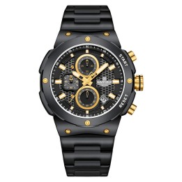 Reloj Naviforce Casual Nf8072 Crono Hombre Acero+ Estuche