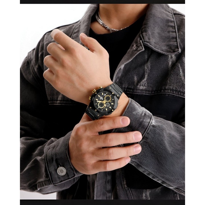 Reloj Naviforce Casual Nf8072 Crono Hombre Acero+ Estuche