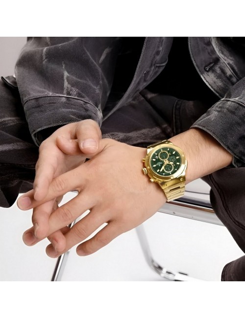 Reloj Naviforce Casual Nf8072 Crono Hombre Acero+ Estuche