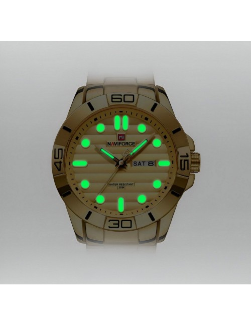 Reloj Naviforce Casual Nf9198 Crono Hombre Acero+ Estuche