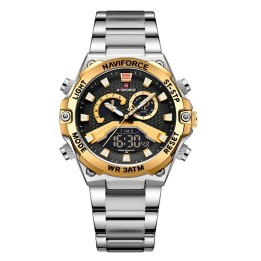 Reloj Naviforce Casual Nf9207 Crono Hombre Acero+ Estuche