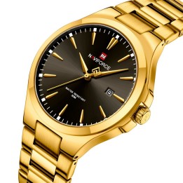 Reloj Naviforce Casual Nf9214 Crono Hombre Acero+ Estuche