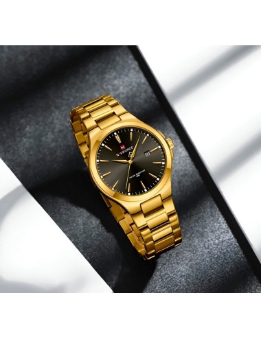 Reloj Naviforce Casual Nf9214 Crono Hombre Acero+ Estuche