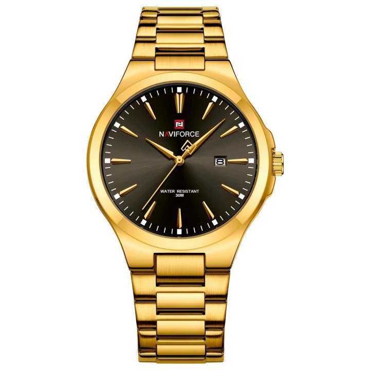 Reloj Naviforce Casual Nf9214 Crono Hombre Acero+ Estuche