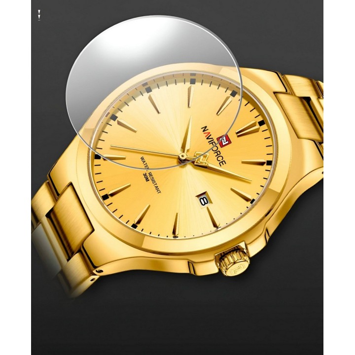 Reloj Naviforce Casual Nf9214 Crono Hombre Acero+ Estuche