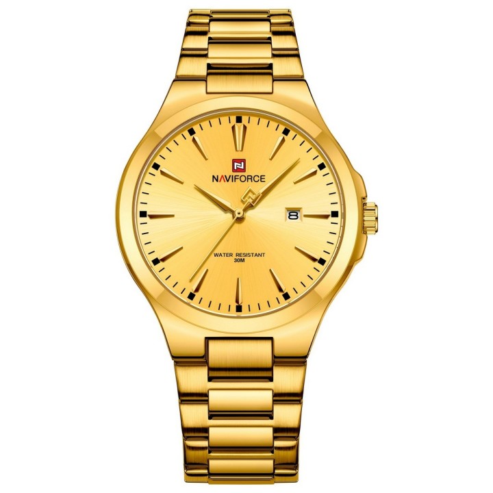 Reloj Naviforce Casual Nf9214 Crono Hombre Acero+ Estuche