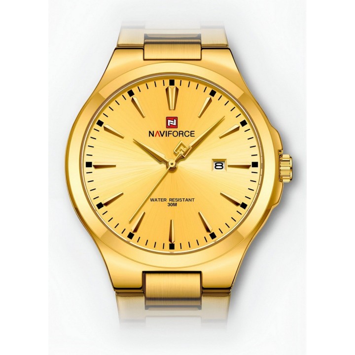 Reloj Naviforce Casual Nf9214 Crono Hombre Acero+ Estuche