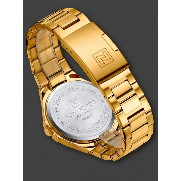 Reloj Naviforce Casual Nf9214 Crono Hombre Acero+ Estuche