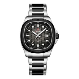 Reloj Naviforce Casual Nf9240 Crono Hombre Acero+ Estuche