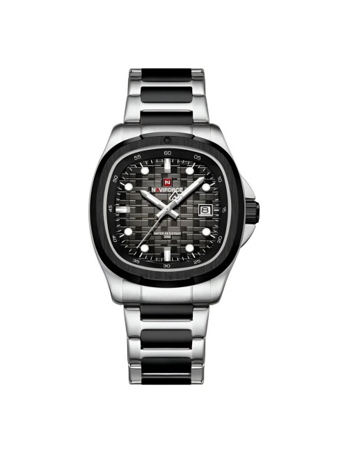 Reloj Naviforce Casual Nf9240 Crono Hombre Acero+ Estuche