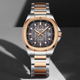 Reloj Naviforce Casual Nf9240 Crono Hombre Acero+ Estuche