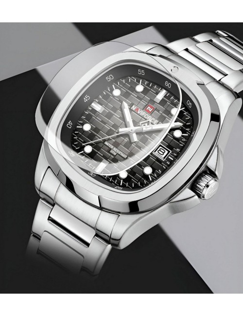 Reloj Naviforce Casual Nf9240 Crono Hombre Acero+ Estuche