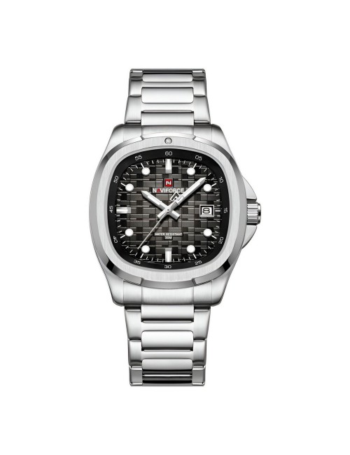 Reloj Naviforce Casual Nf9240 Crono Hombre Acero+ Estuche