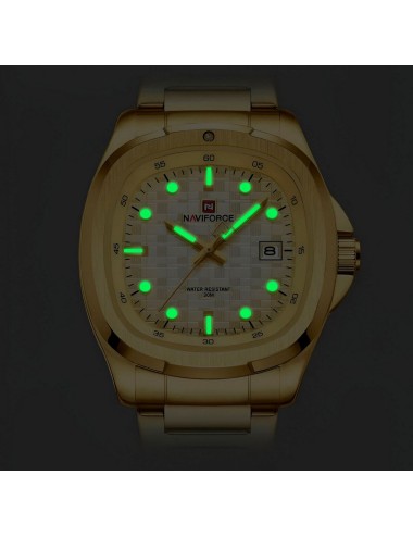 Reloj Naviforce Casual Nf9240 Crono Hombre Acero+ Estuche
