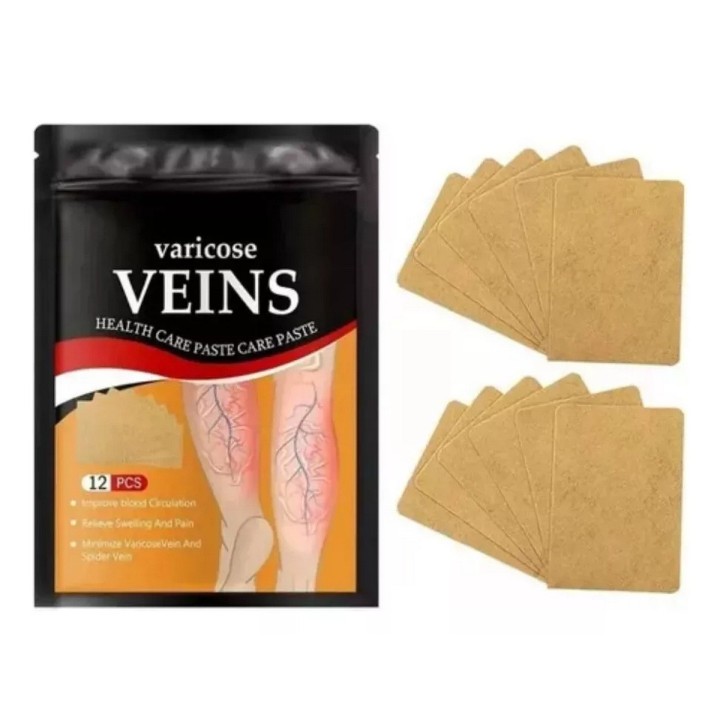 Parches Para Varices, Alivia Dolor E Inflamación 12pz
