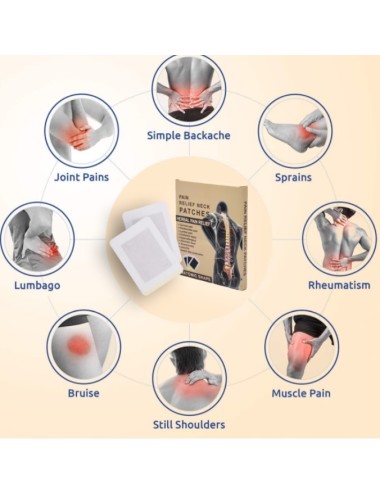Parche Relajante Dolor Alivio Cervical Herbal