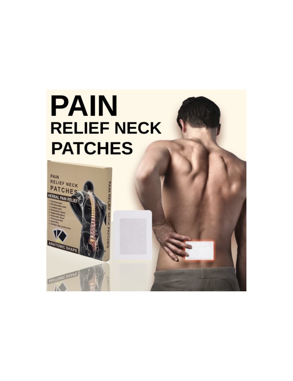 Parche Relajante Dolor Alivio Cervical Herbal