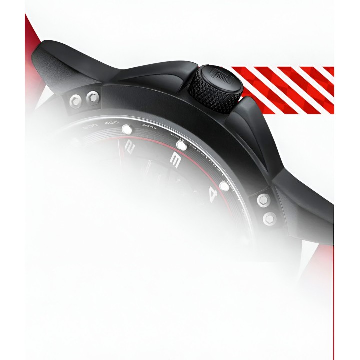Reloj Naviforce Casual Nf8031 Crono Hombre Goma + Estuche
