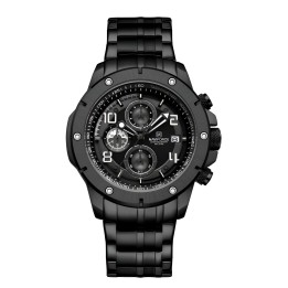 Reloj Naviforce Casual Nf8056 Crono Hombre Acero+ Estuche