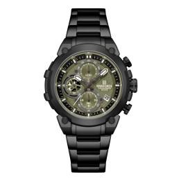 Reloj Naviforce Casual Nf8071 Crono Hombre Acero+ Estuche