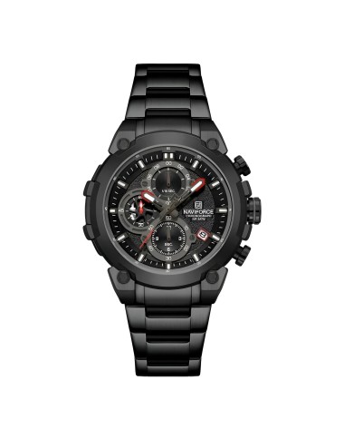 Reloj Naviforce Casual Nf8071 Crono Hombre Acero+ Estuche