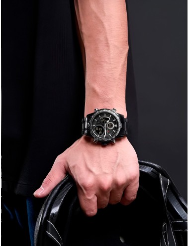 Reloj Naviforce Casual Nf9182 Crono Hombre Acero+ Estuche
