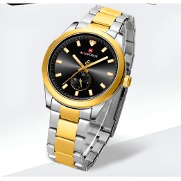 Reloj Naviforce Casual Nf9231 Crono Hombre Acero+ Estuche