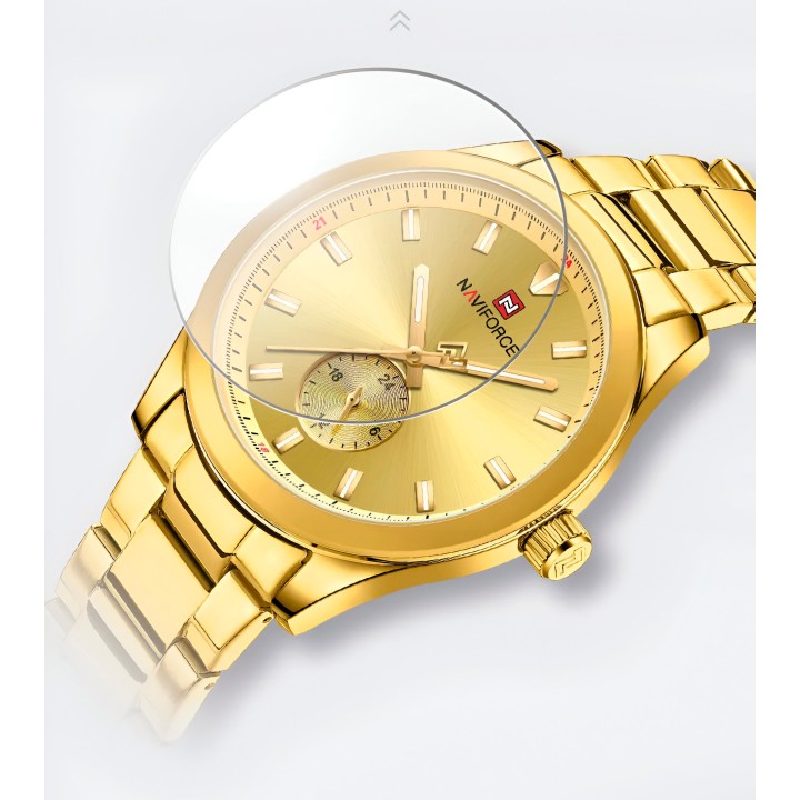 Reloj Naviforce Casual Nf9231 Crono Hombre Acero+ Estuche