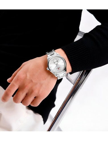 Reloj Naviforce Casual Nf9231 Crono Hombre Acero+ Estuche