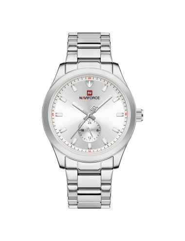 Reloj Naviforce Casual Nf9231 Crono Hombre Acero+ Estuche