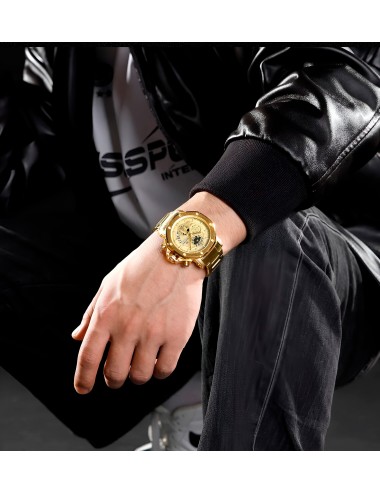 Reloj Naviforce Casual Nf8065 Crono Hombre Acero + Estuche