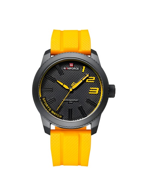 Reloj Naviforce Casual Nf9202t Crono Hombre Goma + Estuche