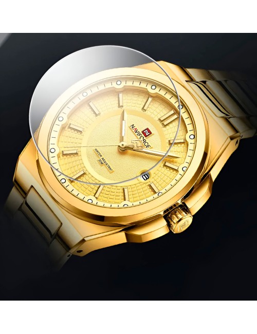 Reloj Naviforce Casual Nf9212 Crono Hombre Acero + Estuche