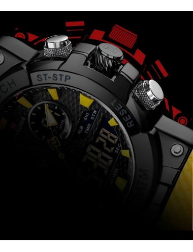Reloj Naviforce Casual Nf9219 Crono Hombre Goma + Estuche