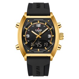 Reloj Naviforce Casual Nf9242 Crono Hombre Goma + Estuche